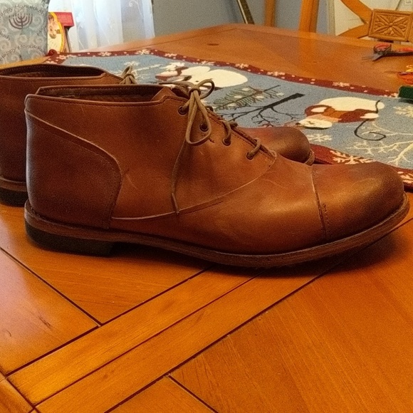 Men's Timberland Wodehouse Brown Leather Cap toe chukka boots 12M - Picture 4 of 5